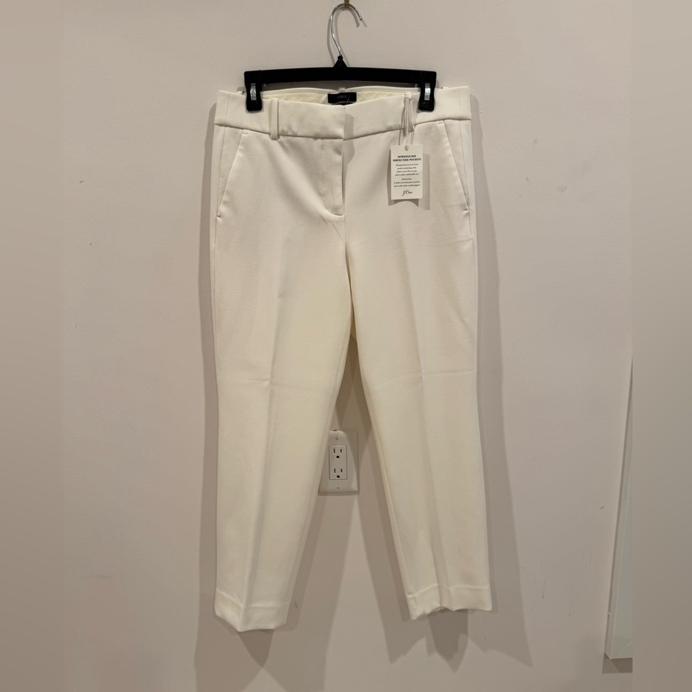 J. Crew Cream Ankle Pants